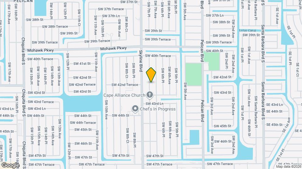 4149 SW 7th Pl Map and Location Details