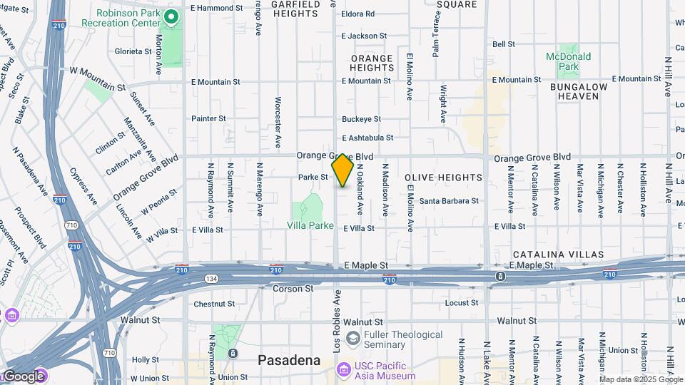 590 Los Robles Ave Map and Location Details