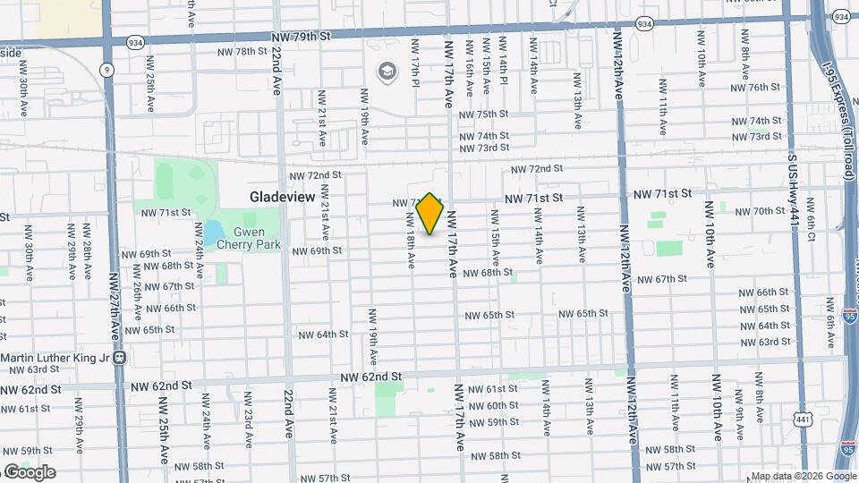 1755 NW 69th St Map and Location Details