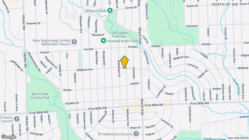 15609 Norborne Ave Map and Location Details