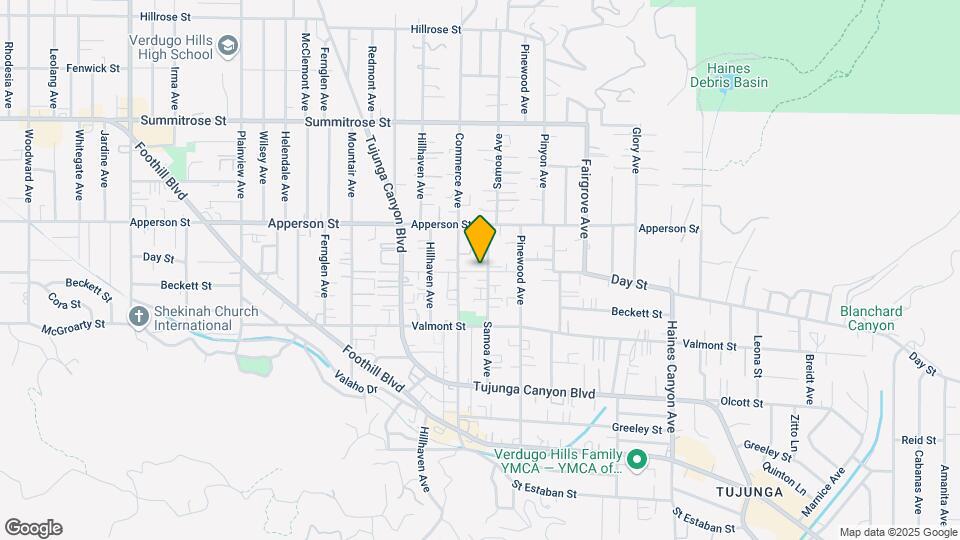 10205 Samoa Ave Map and Location Details
