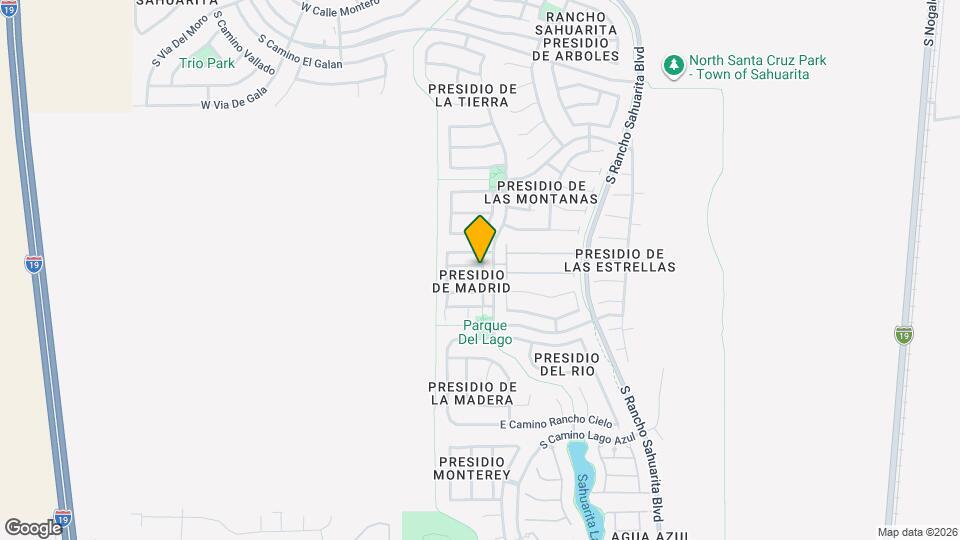 37 W Camino Rancho Palomas Map and Location Details