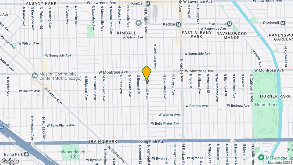 4316 N Kimball Ave Map and Location Details