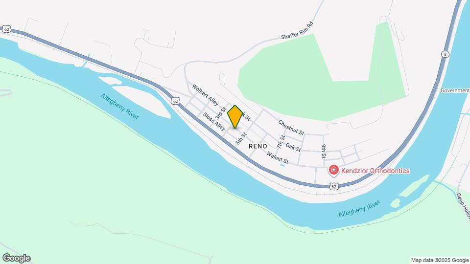 407 Walnut St Map and Location Details