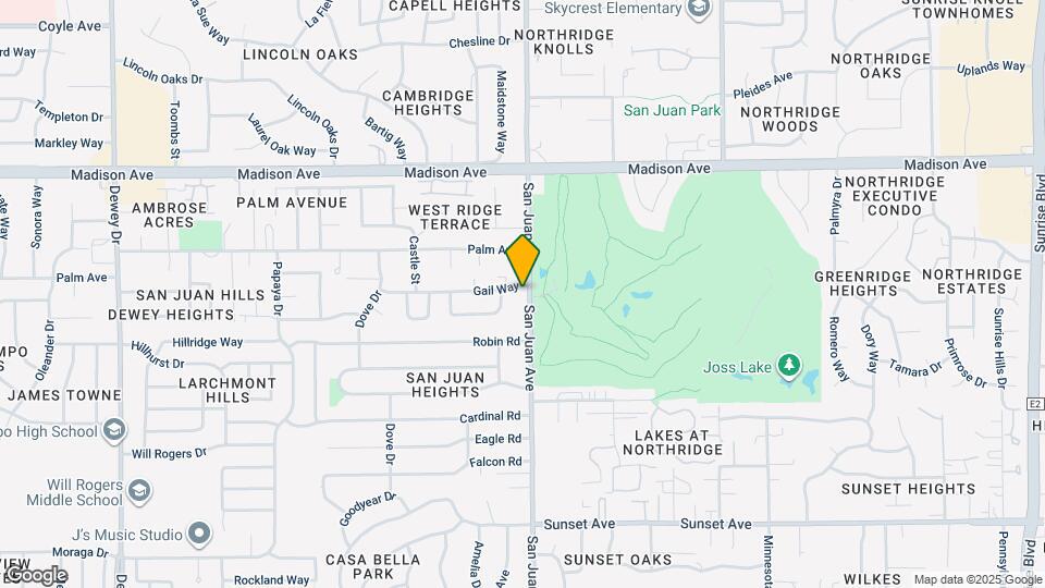5169 San Juan Ave Map and Location Details