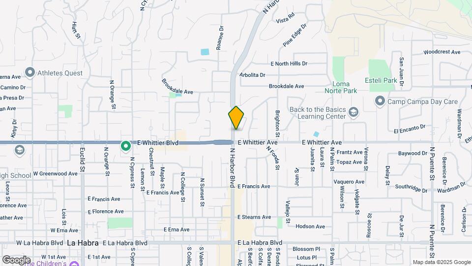 840 N Harbor Blvd Map and Location Details