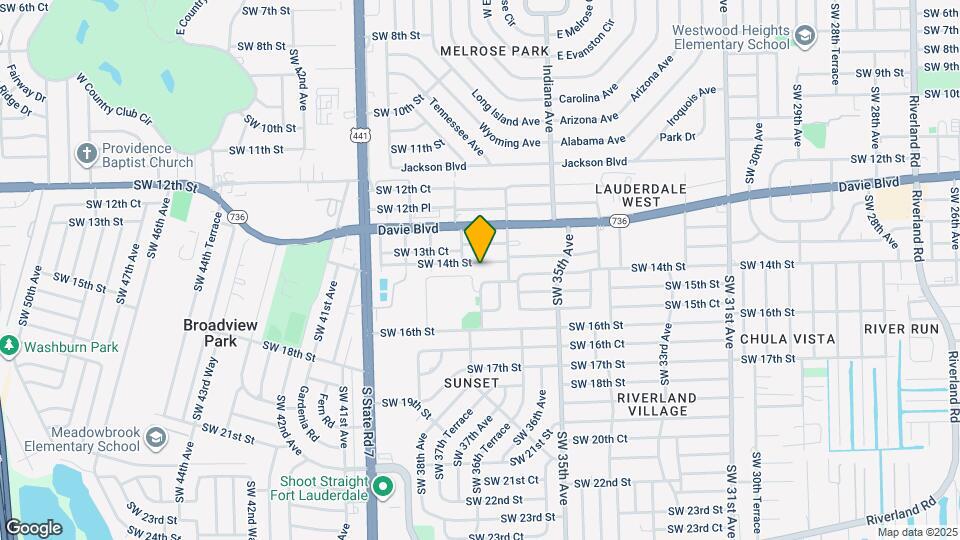 3628 SW 14th St Map and Location Details