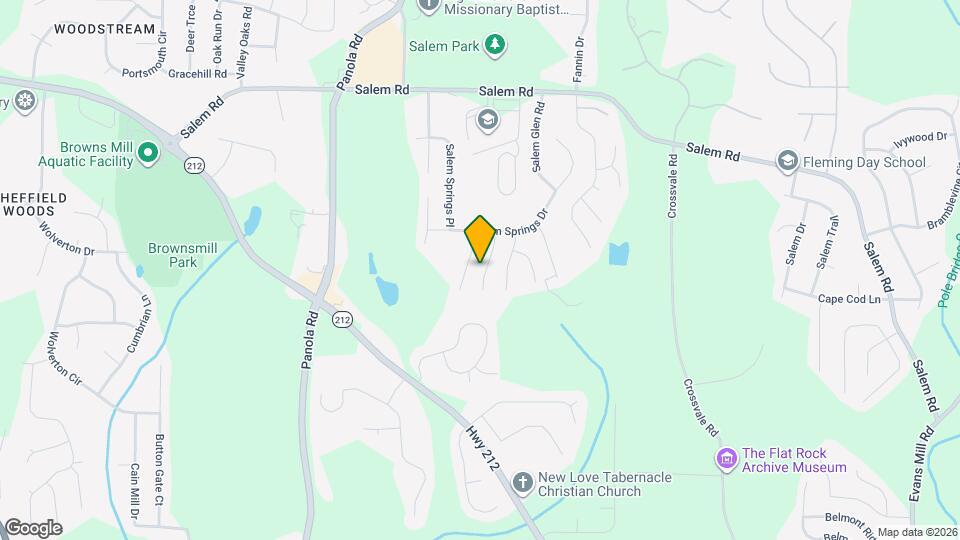 3735 Salem Chapel Dr Map and Location Details