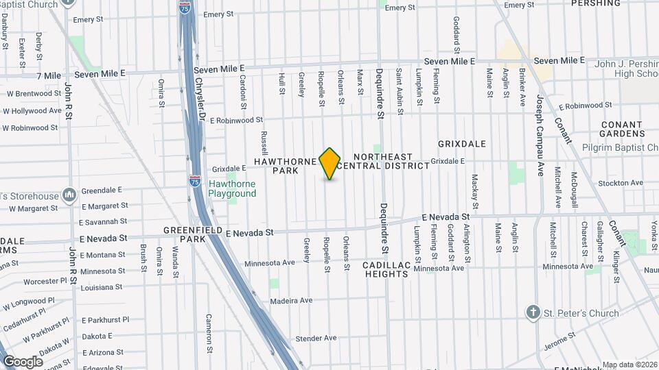 18142 Riopelle St, Unit 18142A Mapa y Detalles de la Ubicación