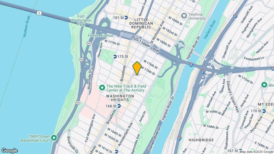 569 W 173rd St Mapa y Detalles de la Ubicación