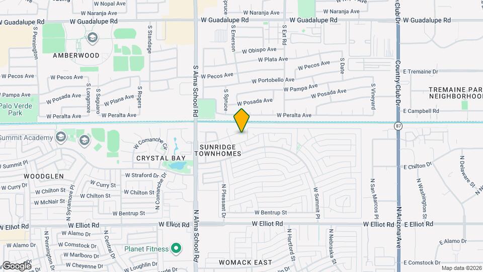 715 W Boxelder Pl Map and Location Details