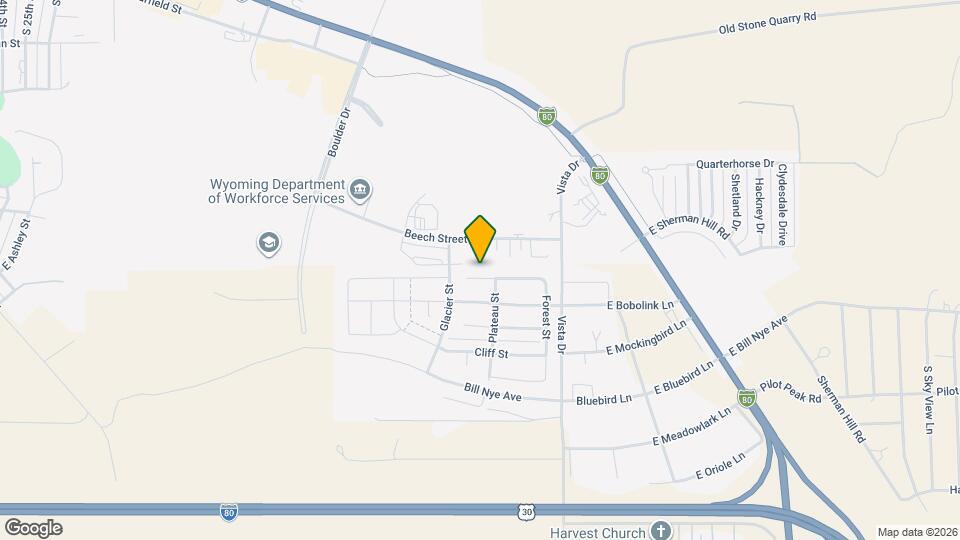 4123 Moraine St Map and Location Details