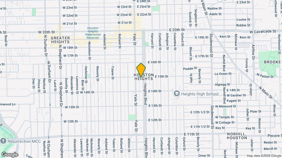 1447 Heights Blvd Map and Location Details