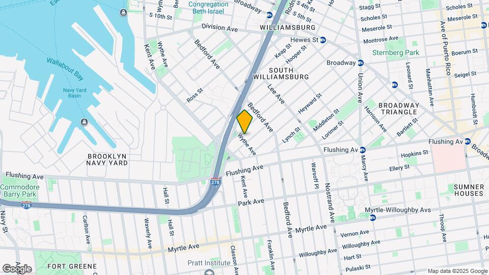 739 Wythe Ave Mapa y Detalles de la Ubicación