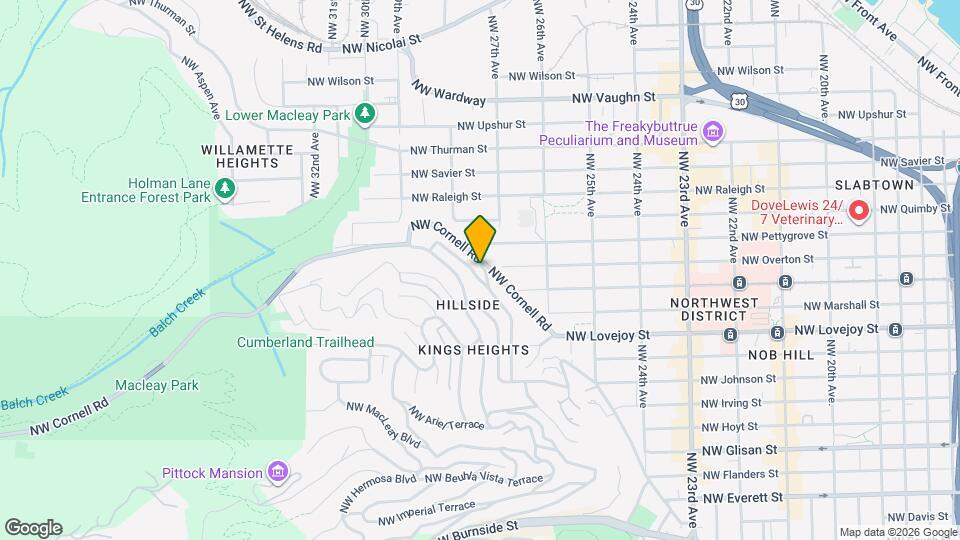 1240 NW Summit Ave Map and Location Details