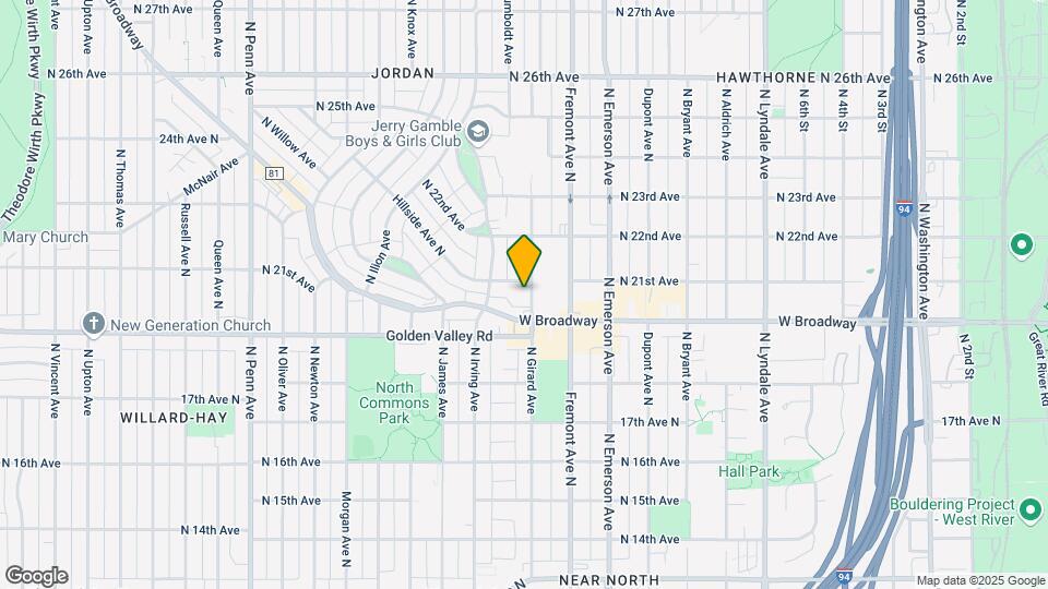 2017 Girard Ave N Map and Location Details