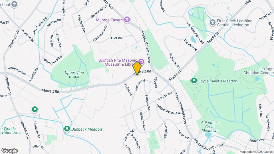 40 Marrett Rd Map and Location Details