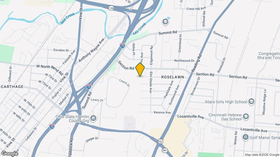 1403 Shenandoah Ave Map and Location Details