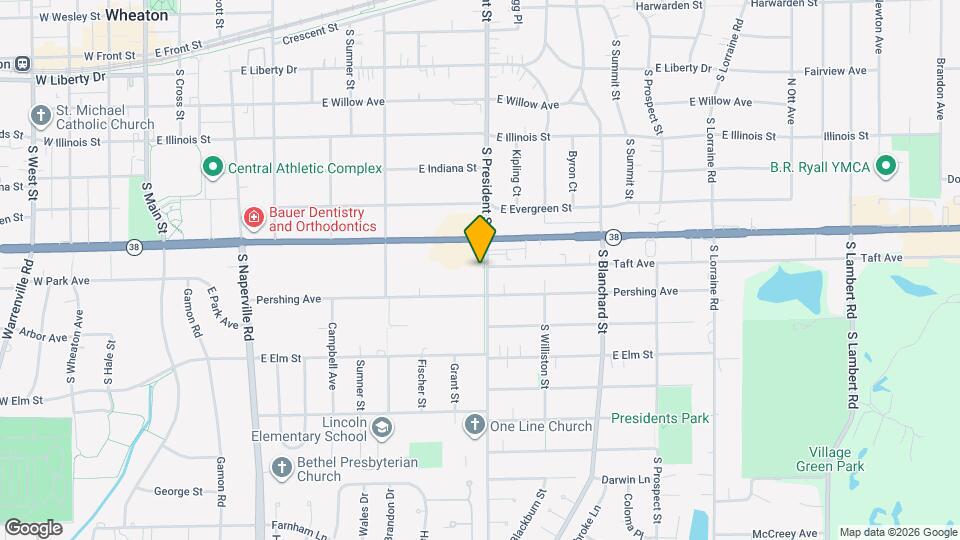 804 S President St Map and Location Details