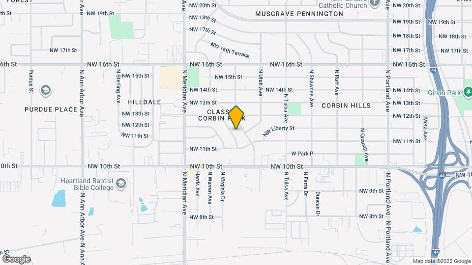 1220 N Warren Ave Map and Location Details