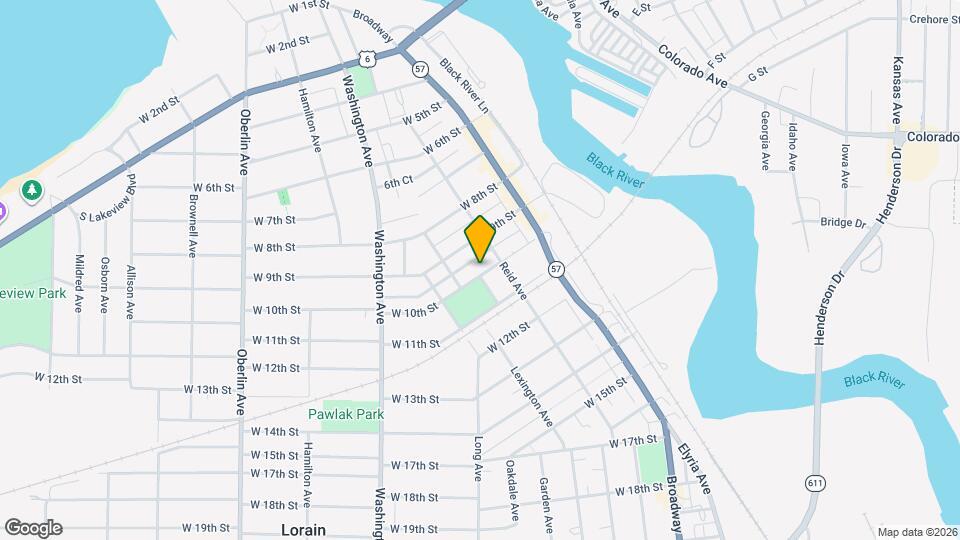 316 W 10th St Map and Location Details