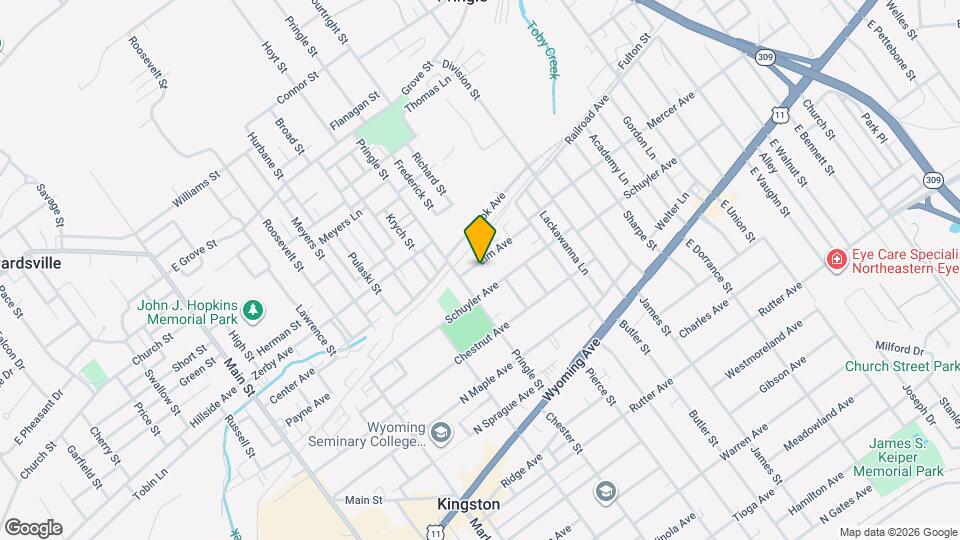 375 Elm Ave Map and Location Details