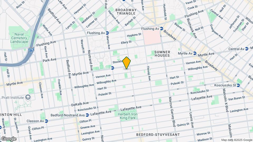 131 Vernon Ave Map and Location Details