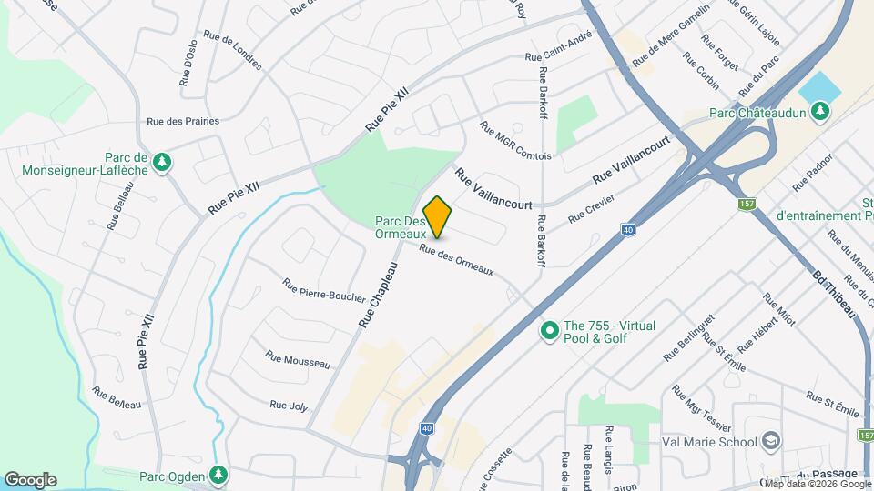 14 Des Ormeaux Rue Map and Location Details