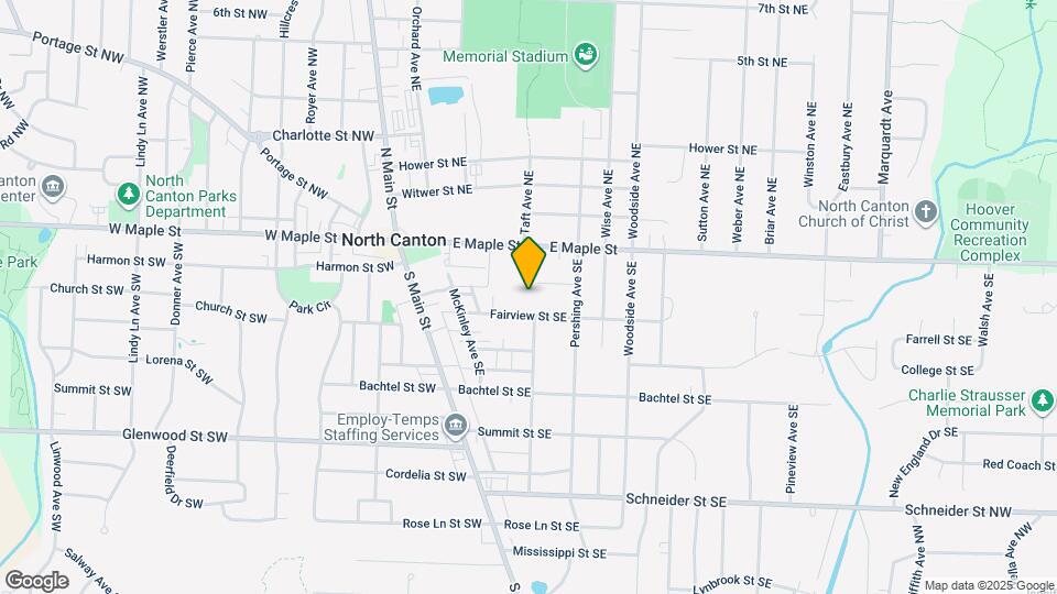 1101 W Maple St NW Map and Location Details