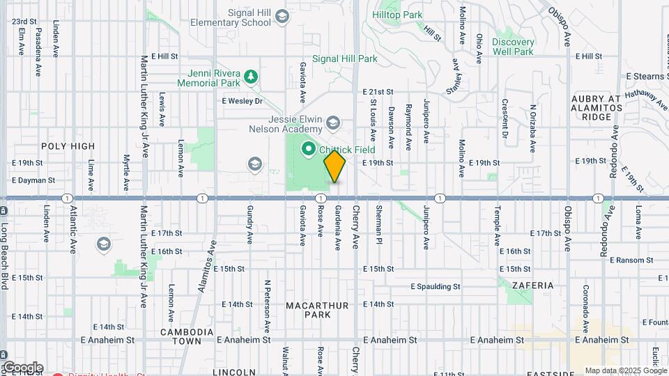 1823-1827 Gardenia Ave Map and Location Details