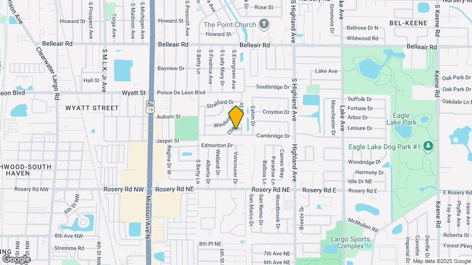 1350 Cambridge Dr Map and Location Details