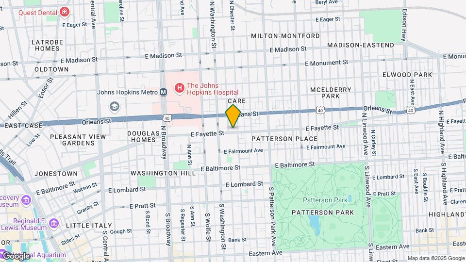 2040 E Fayette St Mapa y Detalles de la Ubicación