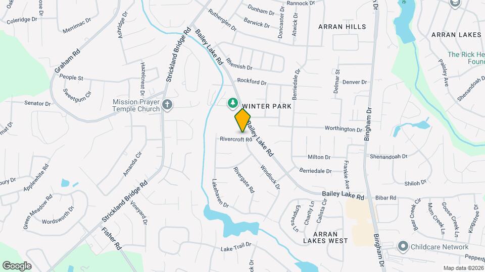 5812 Rivercroft Rd Map and Location Details