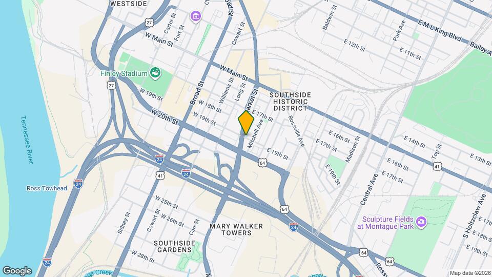 126 E 19th St Map and Location Details