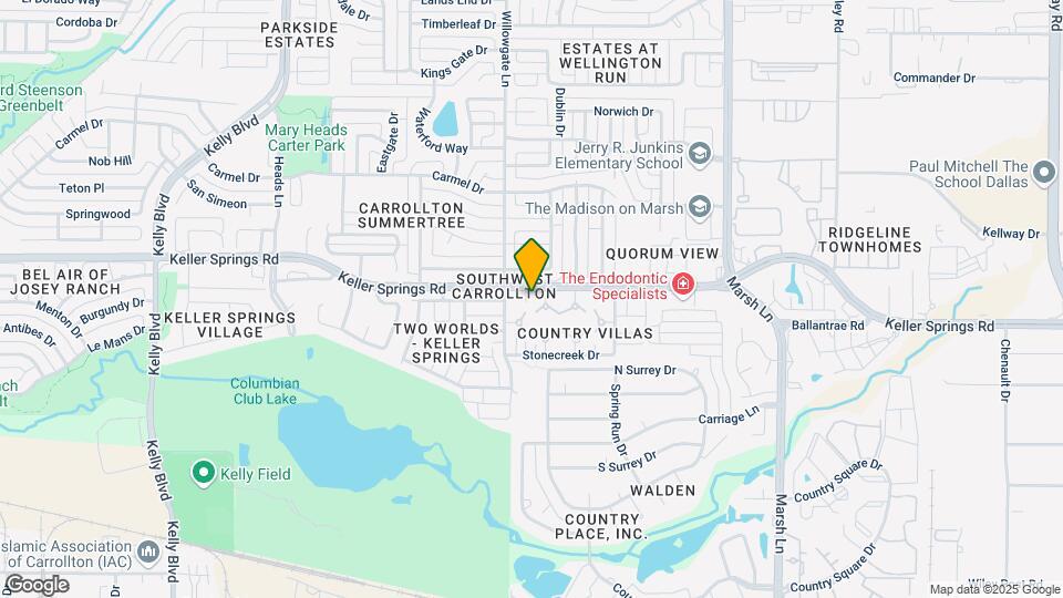 2707 Keller Springs Ct Map and Location Details