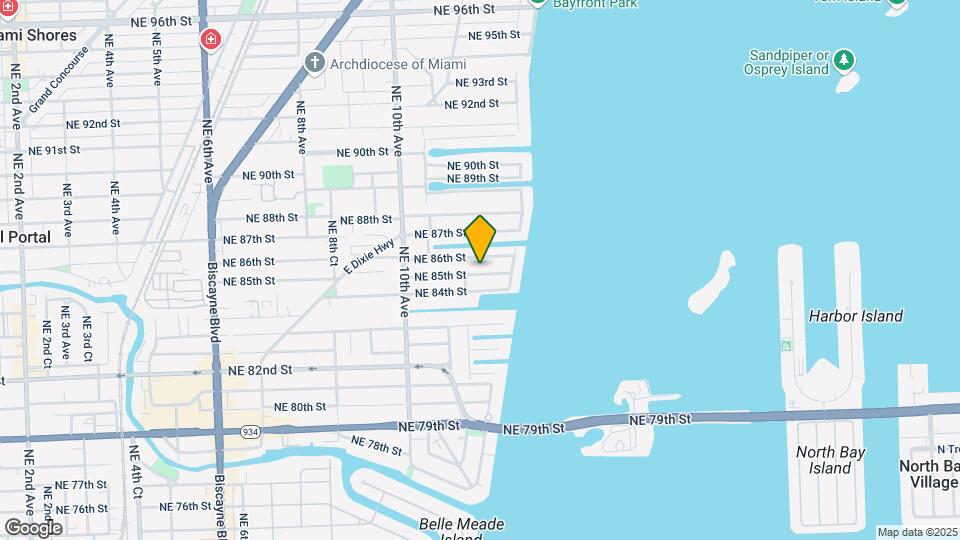 1245 NE 85th St Map and Location Details