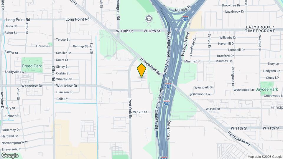 5868 E Post Oak Ln Map and Location Details