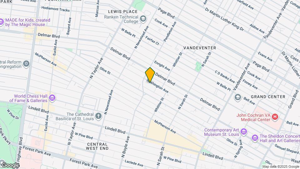 4266 Washington Ave Map and Location Details