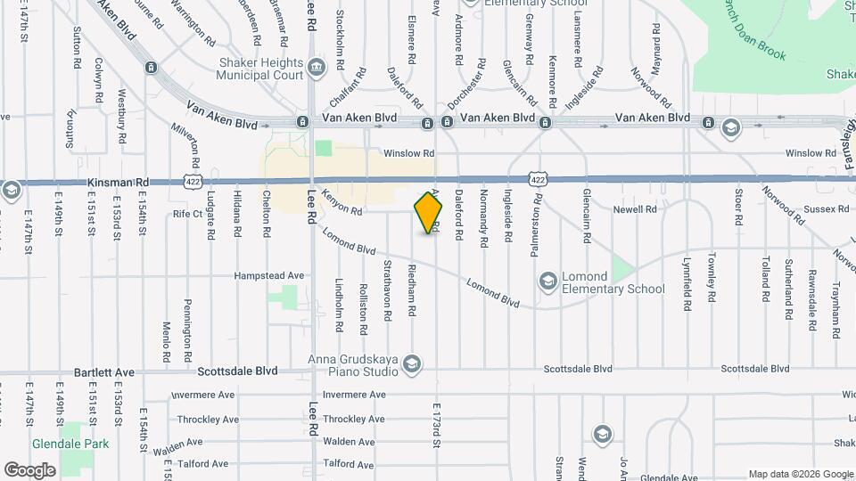 3574 Avalon Rd Map and Location Details