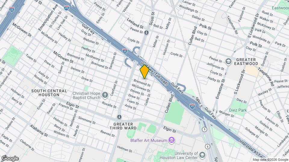 2410 Milby St Mapa y Detalles de la Ubicación