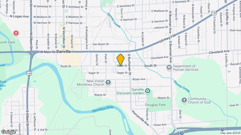 612 South St Map and Location Details