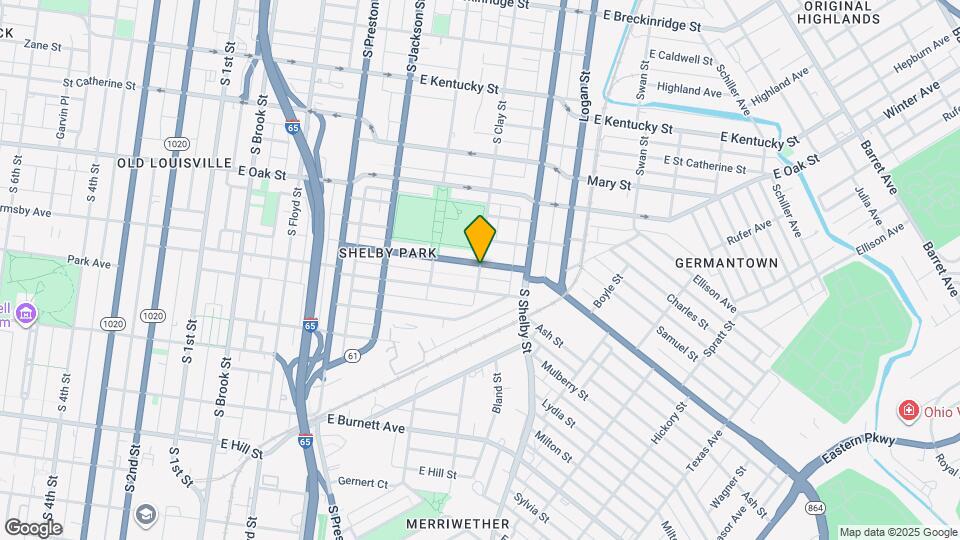 1273 S Clay St Map and Location Details