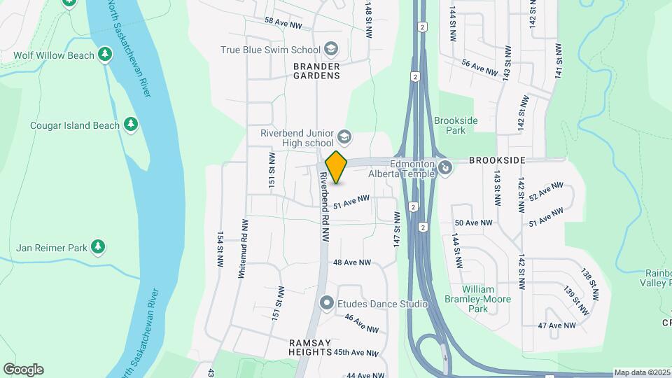 5125 Riverbend Rd NW Map and Location Details