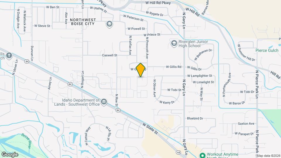 7887 W Pocono St Map and Location Details