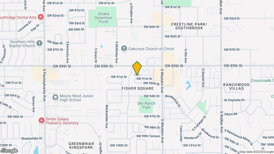 1027 SW 91st St Map and Location Details