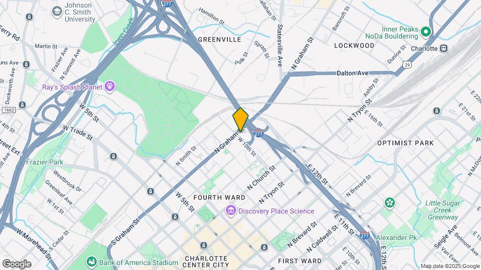 700 N Graham St Map and Location Details