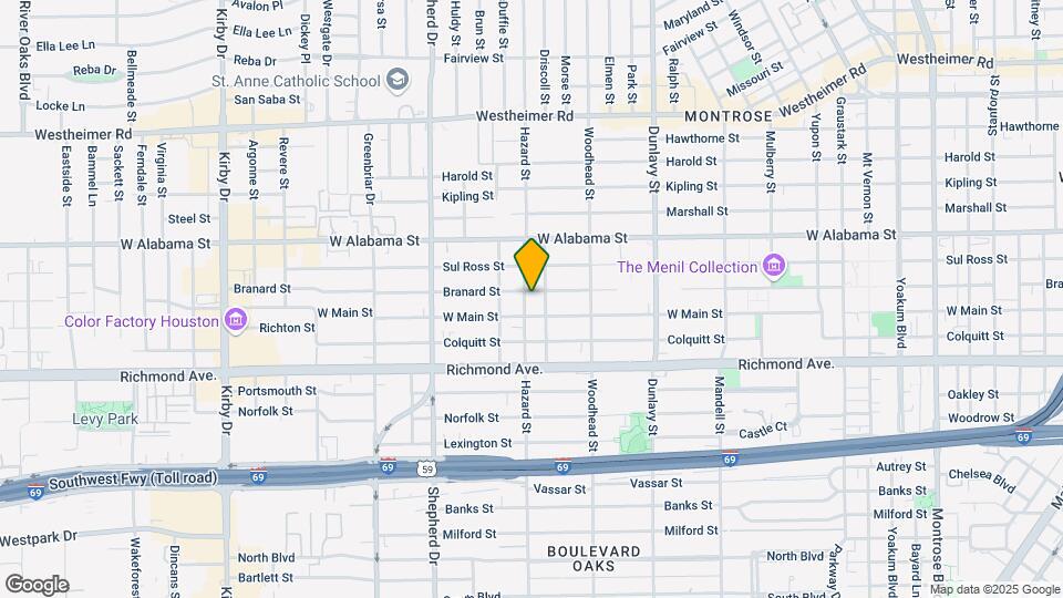 1843 Branard St Map and Location Details