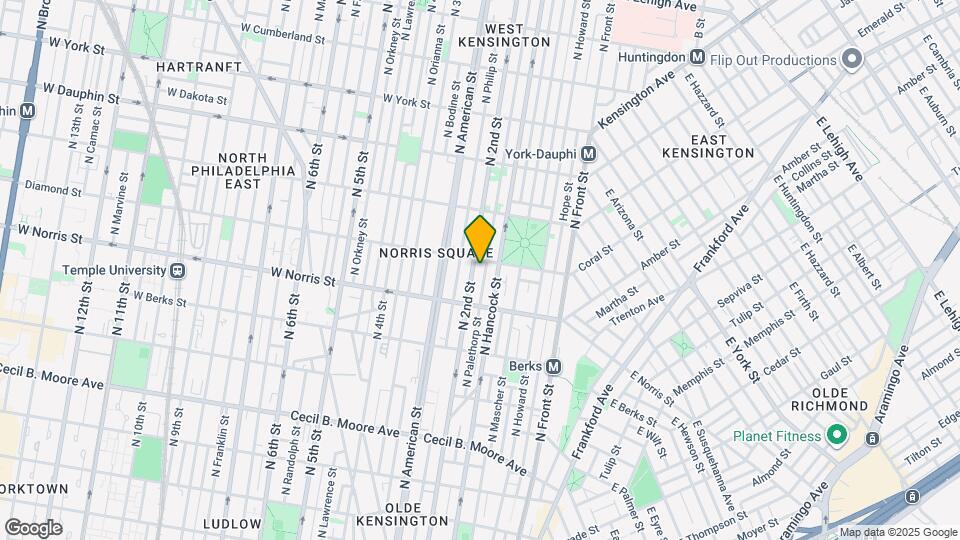 2045 N 2nd St Map and Location Details