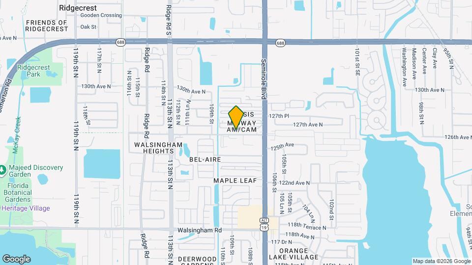 10861 126th Ave N Map and Location Details