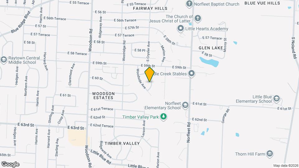 6004 Larson Ave Map and Location Details